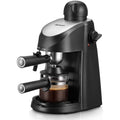 Espresso Machine, Yabano 3.5 Bar 4 Cup Steam Espresso Cappuccino Maker with Milk Frother, 800W, Black