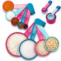 Farberware Measuring Cup & Spoon Set - 9-Pc Colorful Nesting Kitchen Tools