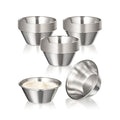 Fit Meal Prep [24 Pack 1.5 oz Stainless Steel Dipping Sauce Cups, Reusable Metal Ramekins, Commercial Grade Condiment Bowls, Individual Portion Cups, Small Round Au Jus Cup for Home, Restaurant