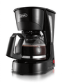 Gevi 4-Cup Compact Drip Coffee Maker with Reusable Filter & Warming Plate, Black
