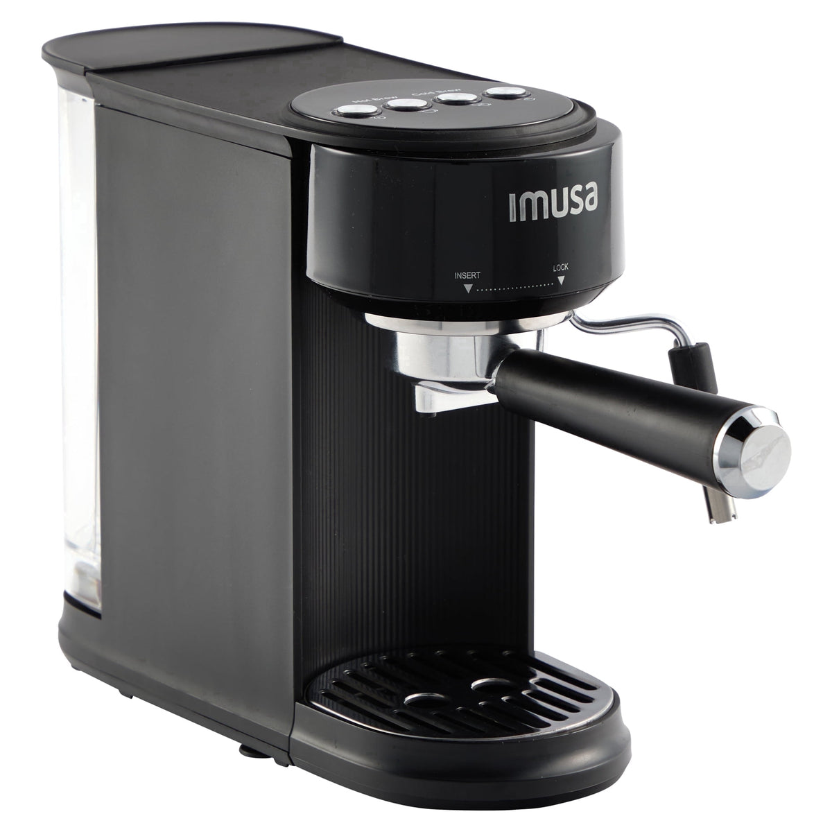 IMUSA 20 Bar, 1-2-Cup Matte Slimbrew Espresso Machine