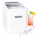 Igloo 26 lb. Automatic Portable Countertop Ice Maker Machine, White