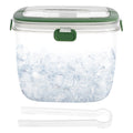 5.3 QT Ice Bucket with Lid and Tong Sealed Ice Bucket Container with Handle Ice Cube Bucket Portable Wine Bucket Multifunctional Ice Storage Bin for Cocktail Freezer Bar