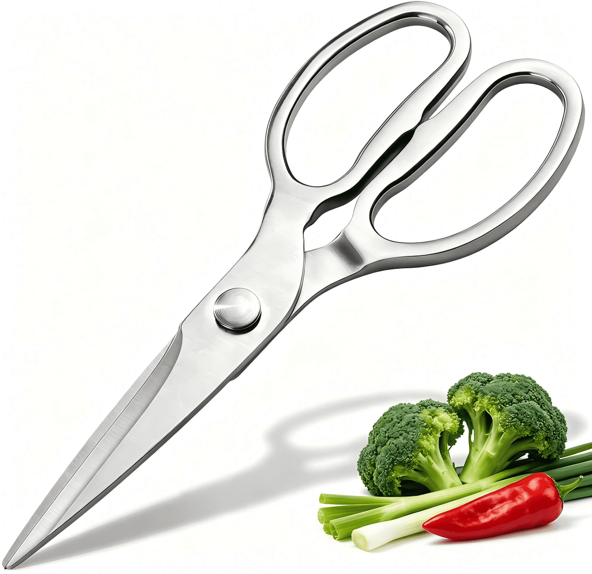 Plys Kitchen Shears Heavy Duty All-Purpose Stainless Steel Dishwasher Safe