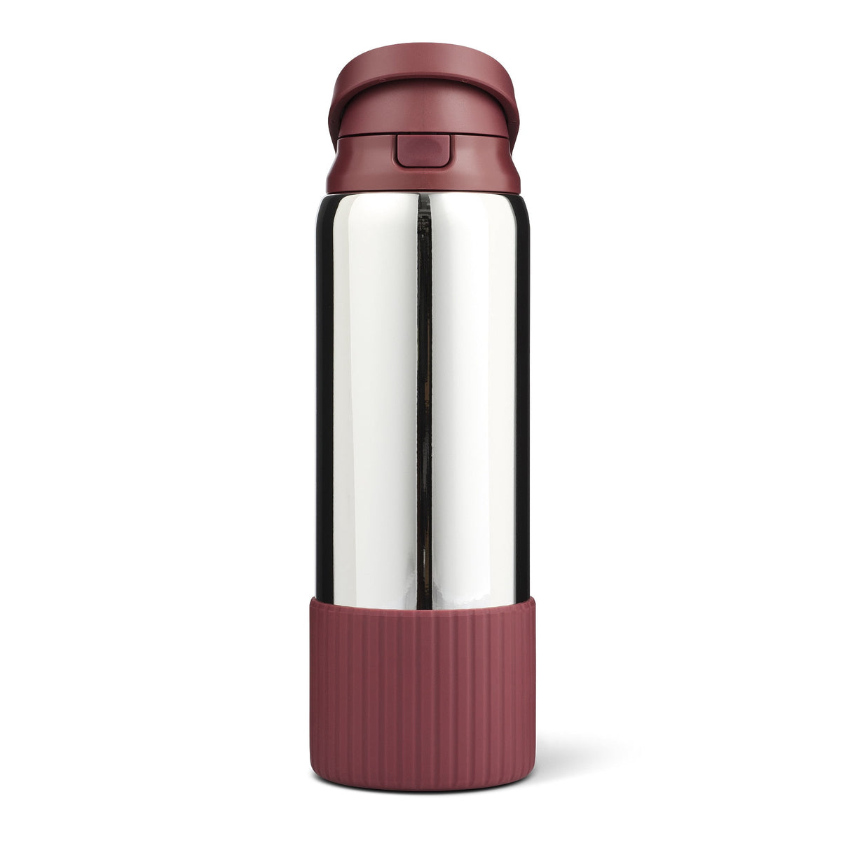 Mary Lawless Lee x TAL 32oz Stainless Steel 2-in-1 Straw and Chug Water Bottle with Push Lid and Strap, Stripes