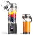 NUBILY Blast Portable Blender, Cordless, 20oz. Vessel, Personal Blender-for Shakes & Smoothies, BPA Free, Leakproof-Lid & Sip Spout, USB-C Rechargeable, Dishwasher Safe Parts, Grey
