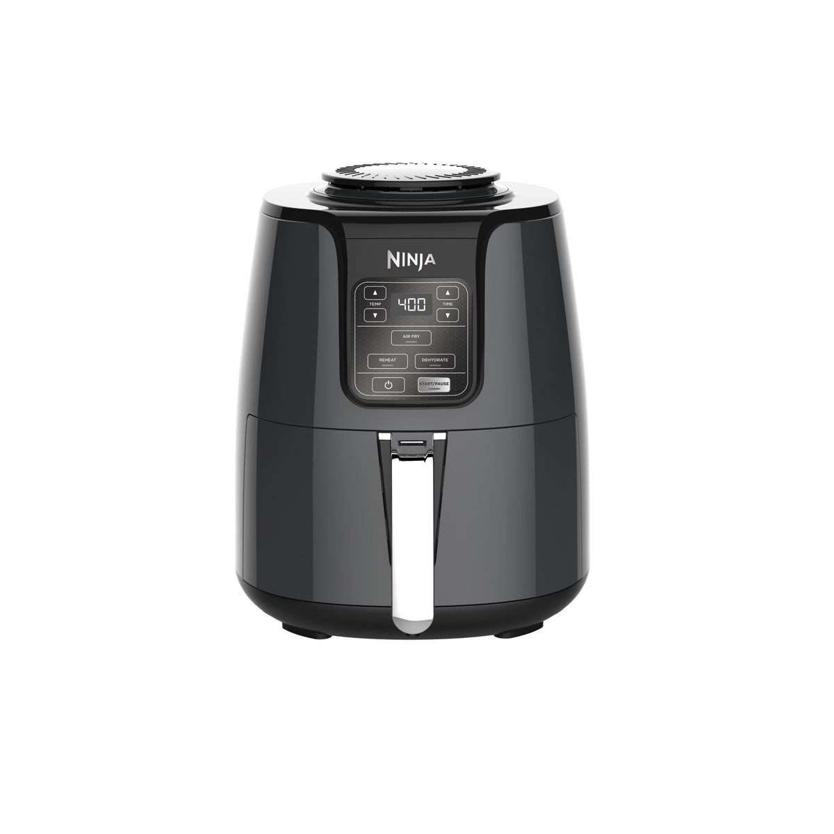 Ninja 4-Qt Air Fryer, 3 Functions, Air Fry, Reheat, and Dehydrate, Dishwasher Safe, Non-Stick, AF100WM Black