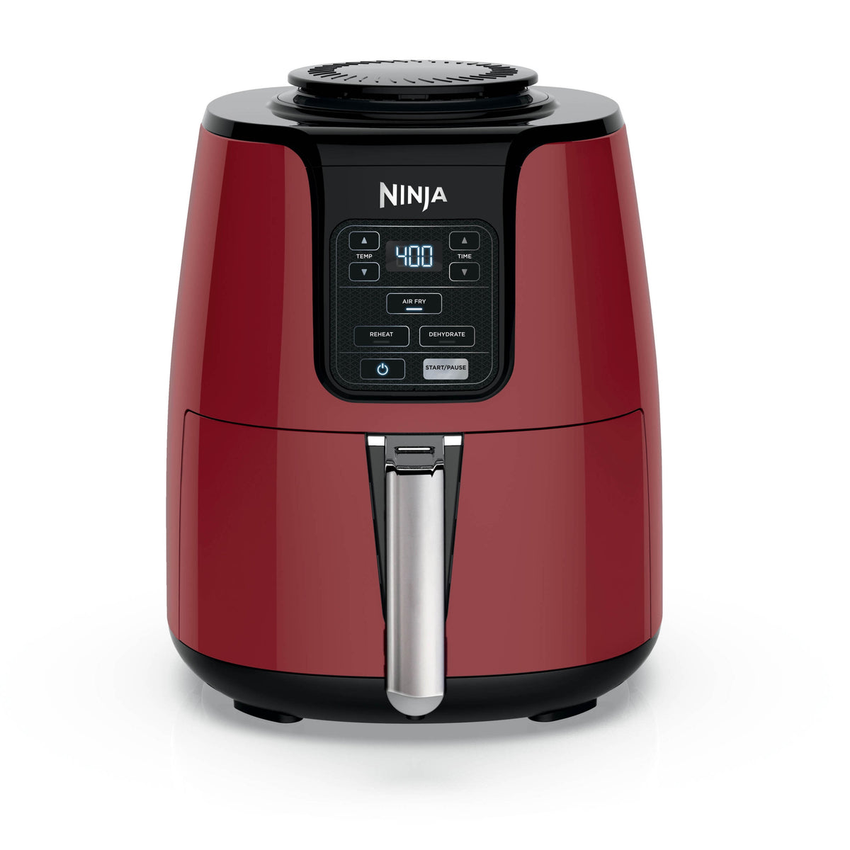 Ninja Air Fryer 4-Qt, 3-in-1, Air Fry Reheat Dehydrate, Nonstick, Dishwasher Safe, Compact, AF100WMWH White