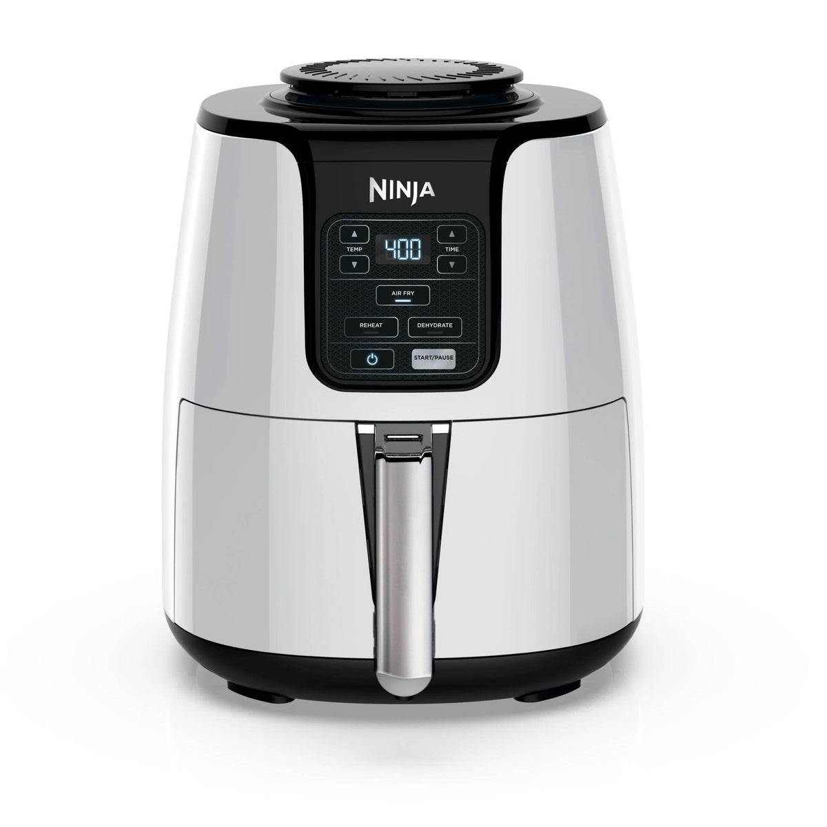 Ninja 4-Qt Air Fryer, 3 Functions, Air Fry, Reheat, and Dehydrate, Dishwasher Safe, Non-Stick, AF100WM Black