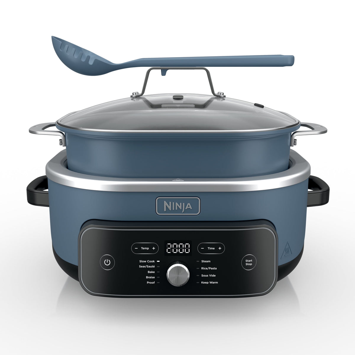 Ninja 8-in-1 PossibleCooker Plus 7.5 Qt Multi-Cooker, Slow Cooker, Steamer, Dutch Oven, MC2000 Sage Green
