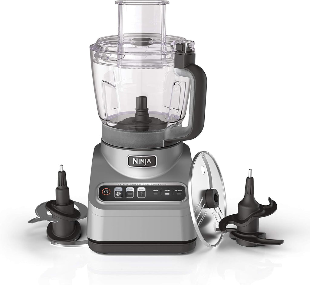 Restored Ninja Professional Plus Refurbished 9 Cup Food Processor, Silver (Refurbished)