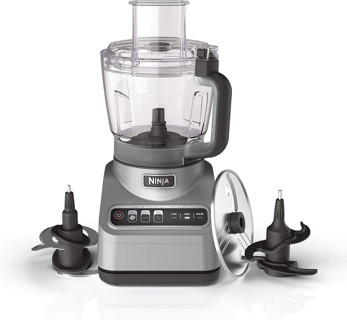 Restored Ninja Professional Plus Refurbished 9 Cup Food Processor, Silver (Refurbished)