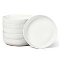 Vesteel Pasta Bowls Set of 6, 32oz Large Salad Bowl for Home Kitchen, Ceramic Serving Plates for Soup, Cereal, Fruits, Microwave & Dishwasher Safe, Speckled White
