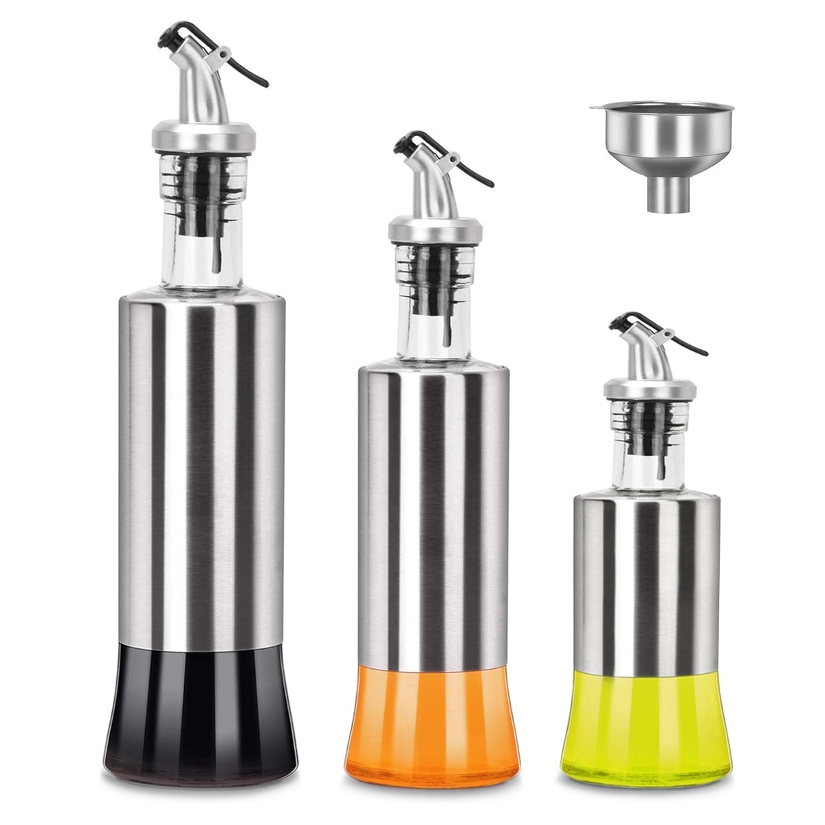 AGCAN Oil Sprayer for Cooking, 2 Pack Glass Olive Oil Sprayer Mister 220ml/7.4oz Glass Oil Dispenser for Air Fryer, BBQ, Baking, Salad