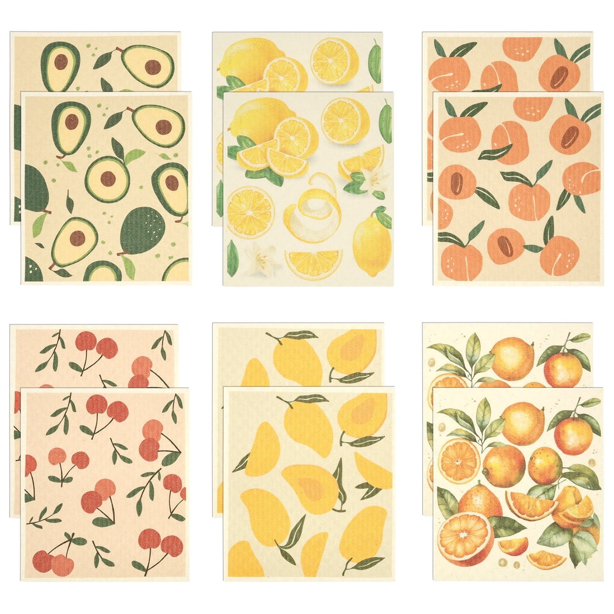Xiyztok Kitchen Swedish Dishcloth 10 Pack Reusable Paper Towel Non Scratch Swedish Kitchen Towel Absorbent for Wiping Countertop Glass Ceramic