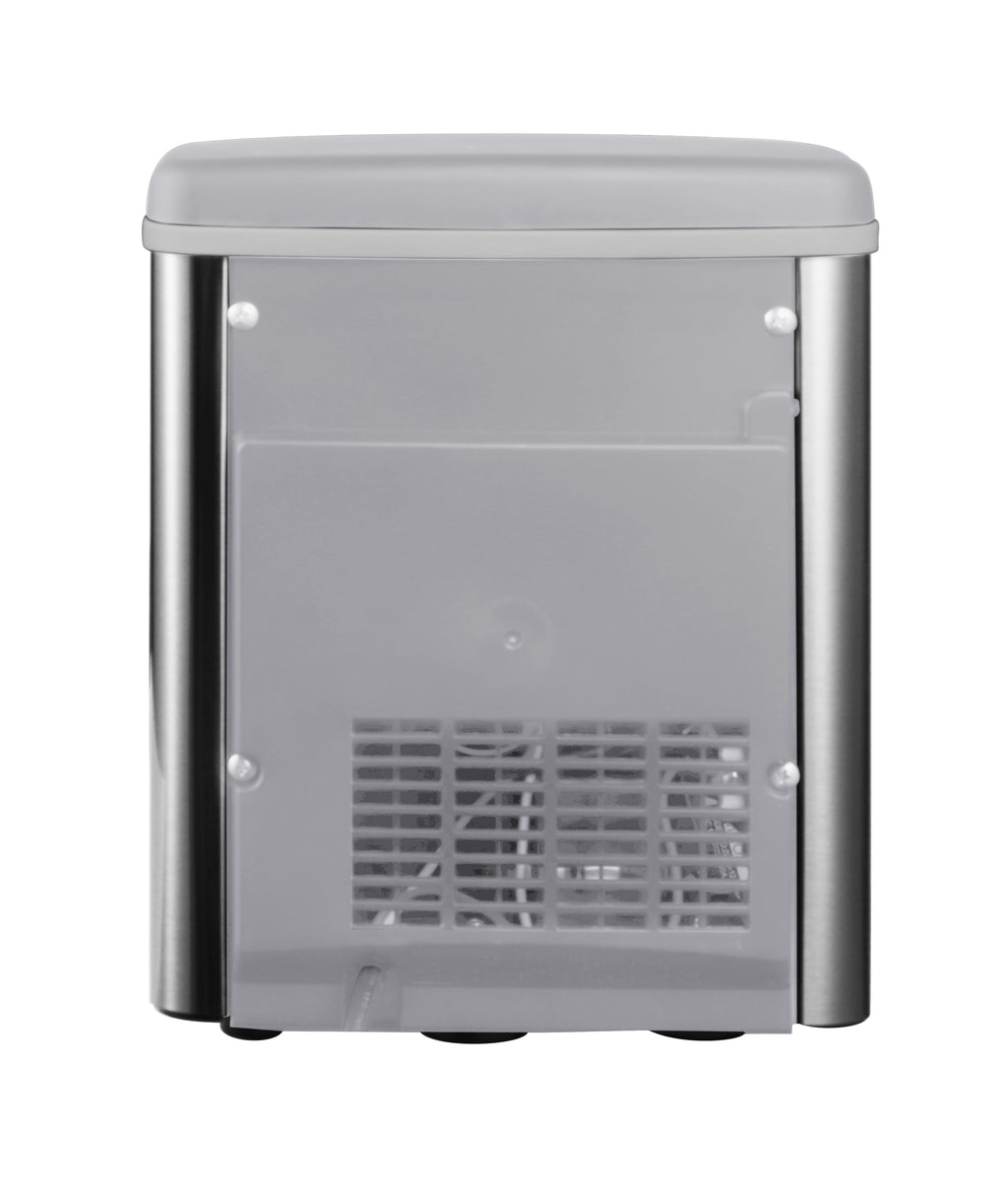 Frigidaire 26 lb Bullet Ice Maker Stainless Steel - compact, high-capacity icemaker producing bullet-shaped ice ideal for kitchens, parties, and entertaining