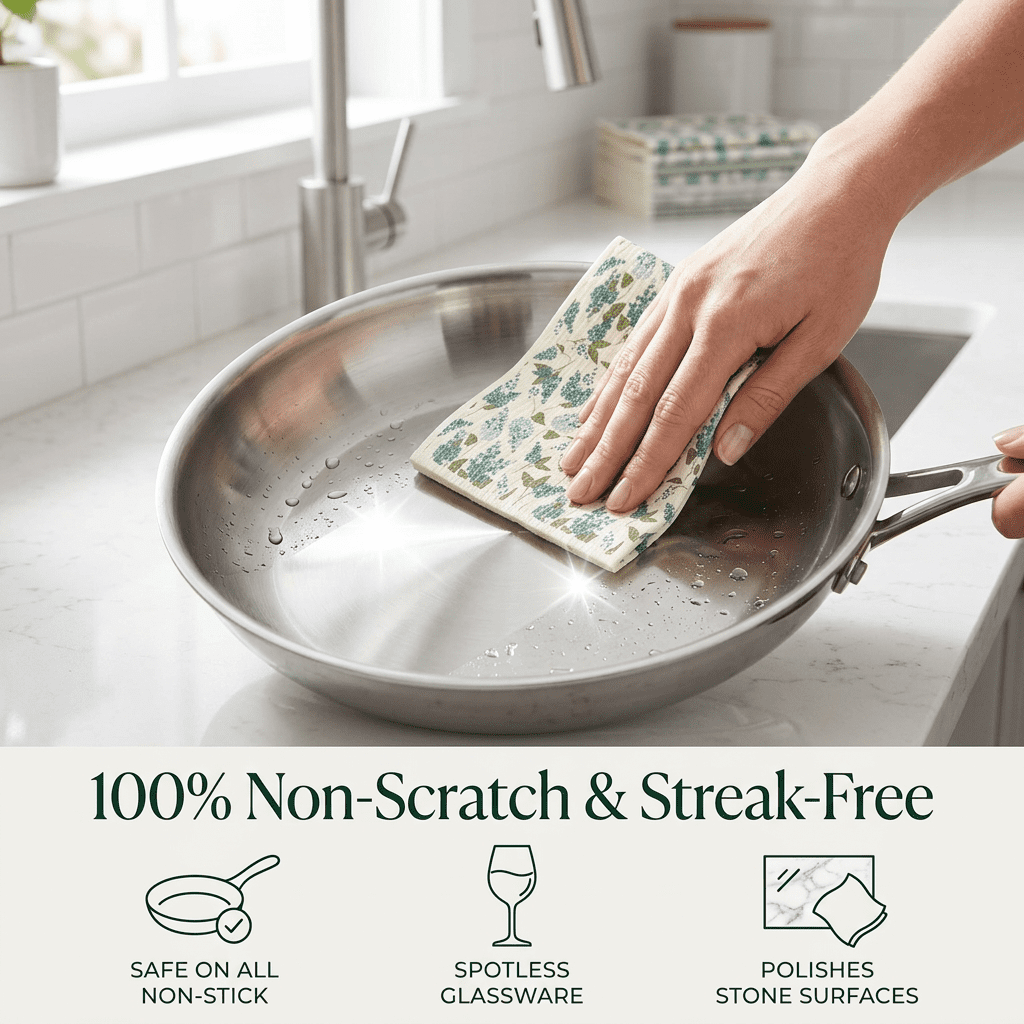 Xiyztok 12Pcs Swedish Dishcloths Highly Absorbent Kitchen Dish Cloths Reusable Dish Towels Non Scratch Dish Rags Soft Cotton Cleaning Cloth for Washing Cleaning Scrubbing Kitchen Dishes Bathroom