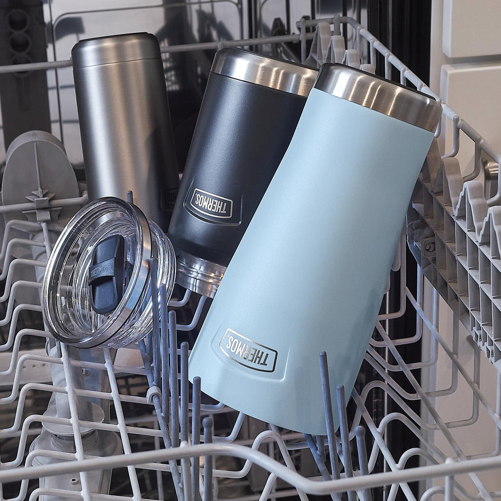 Thermos Stainless Steel Tumbler, w/ Slide Lock Lid, Graphite, 24 oz