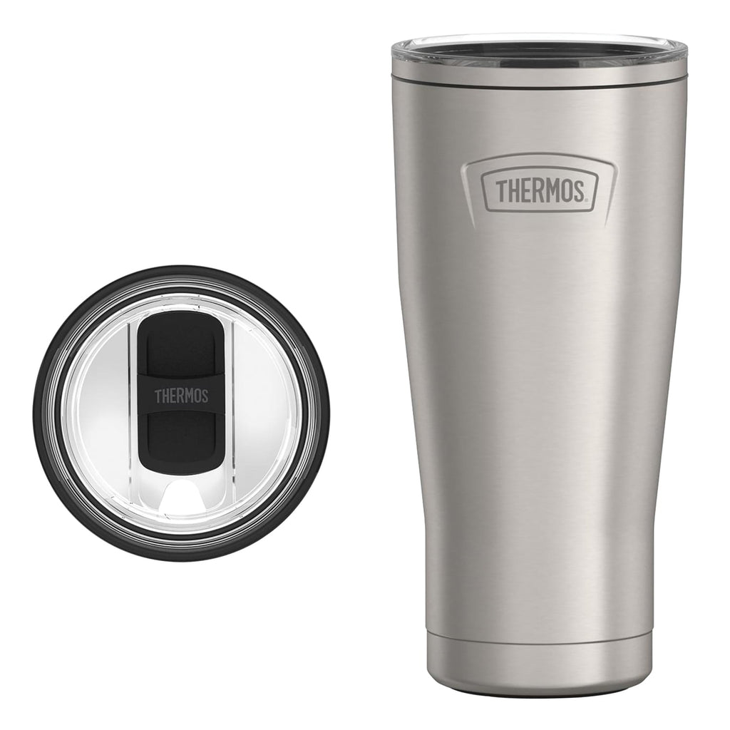 Thermos Stainless Steel Tumbler, w/ Slide Lock Lid, Graphite, 24 oz