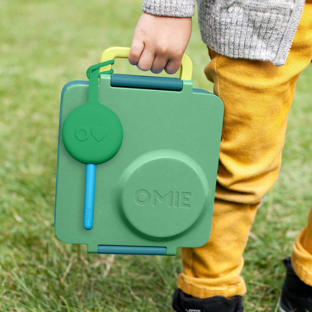 OmieBox Bento Box for Kids - Insulated Bento Lunch Box with Leak Proof Thermos Food Jar - Blue Sky by OmieLife