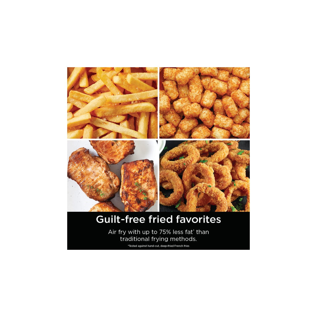 Ninja DoubleStack Smart XL Air Fryer 10-Qt, Smart Cook & Thermometer, 2 Baskets, Space Saving, SL451 Deep Gray