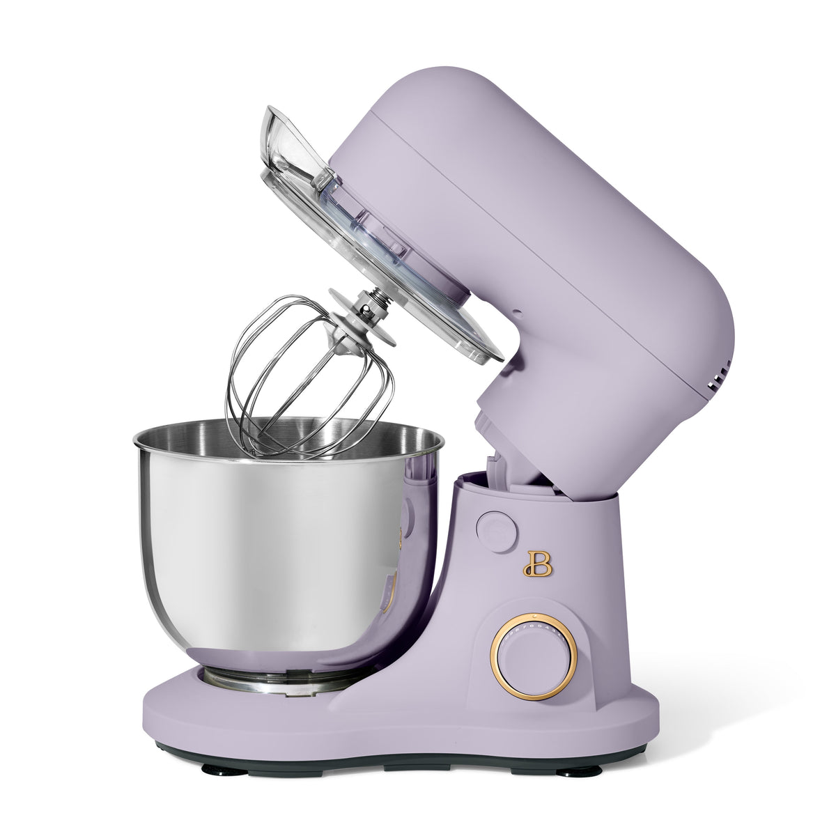 Beautiful 3.5 Qt Stand Mixer with Flat Beater, Dough Hook, Balloon Whisk, Chocolate by Drew Barrymore