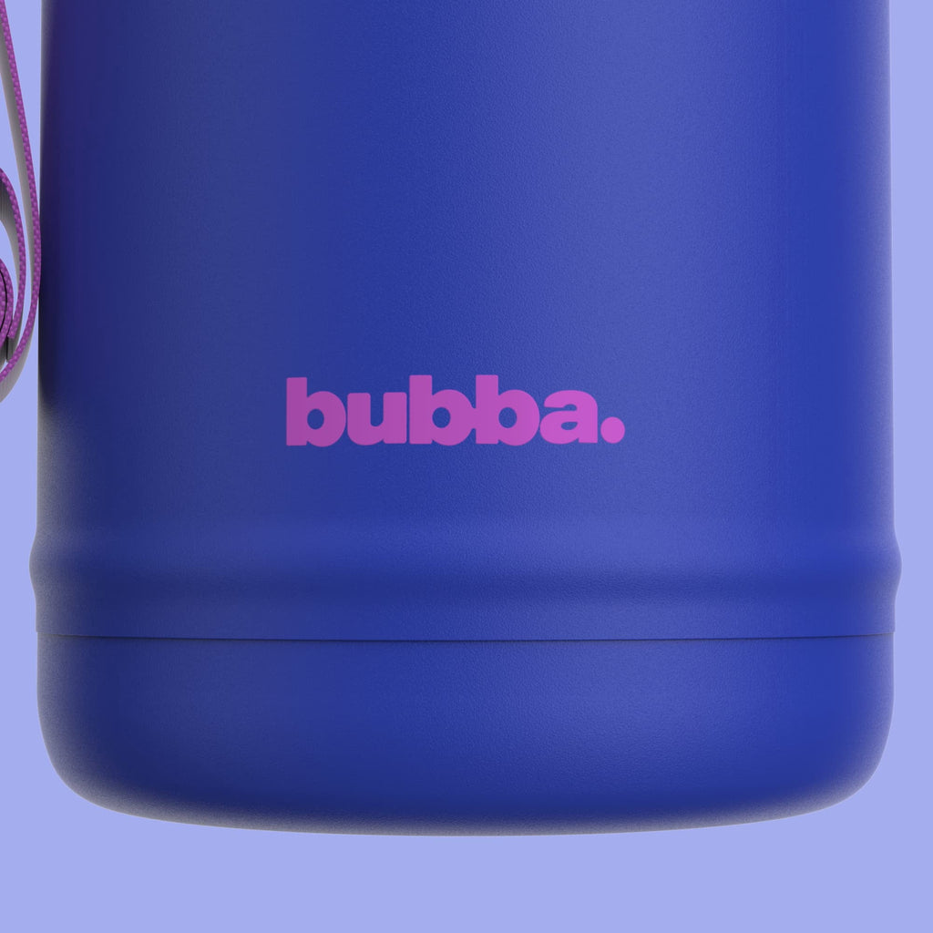 Bubba 64oz DualSip Insulated Stainless Steel Water Jug with Built-In Straw and Drink Opening and Carrying Strap, Daydreamin' Light Blue/Teal