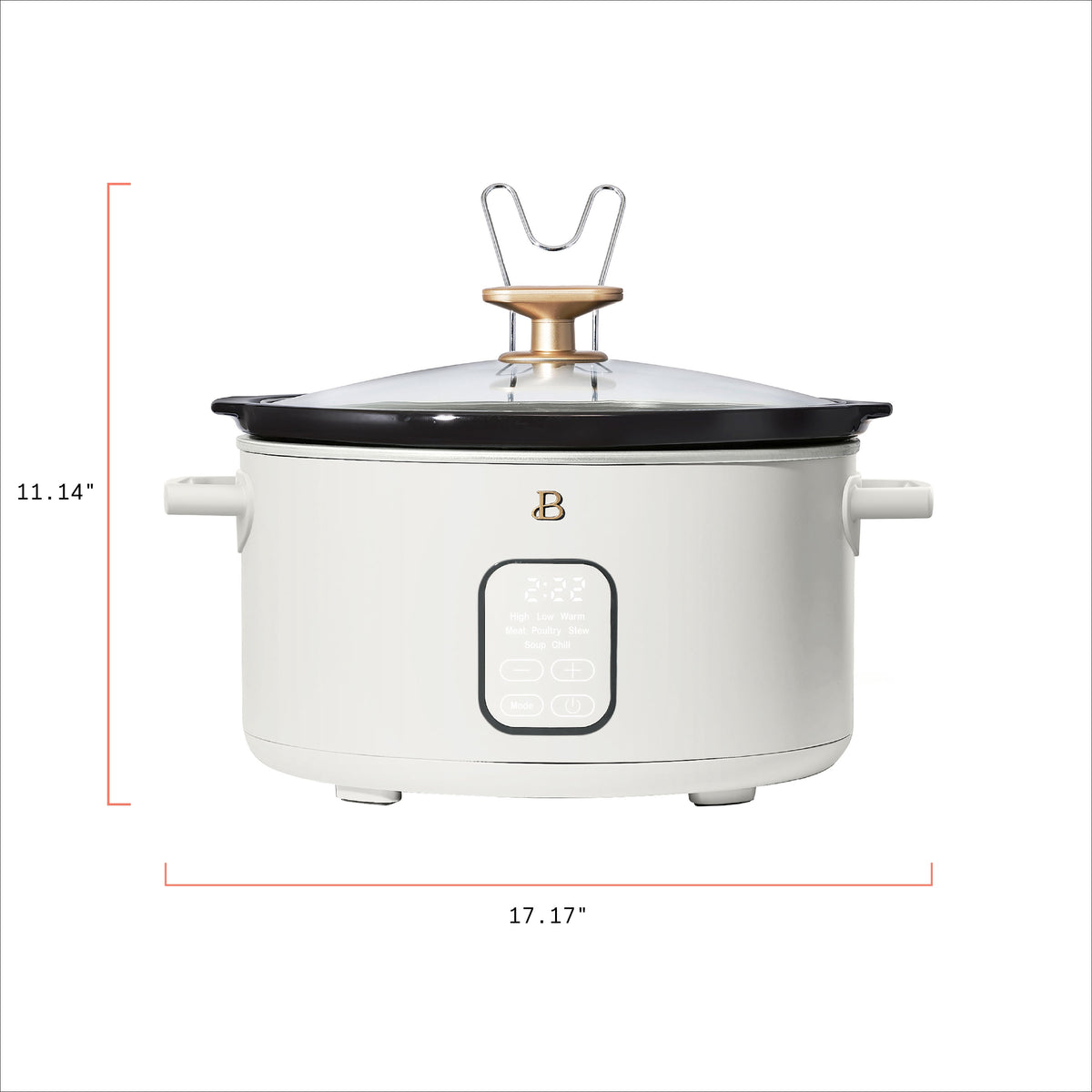 Beautiful 6 Qt Programmable Slow Cooker, Thyme Green by Drew Barrymore