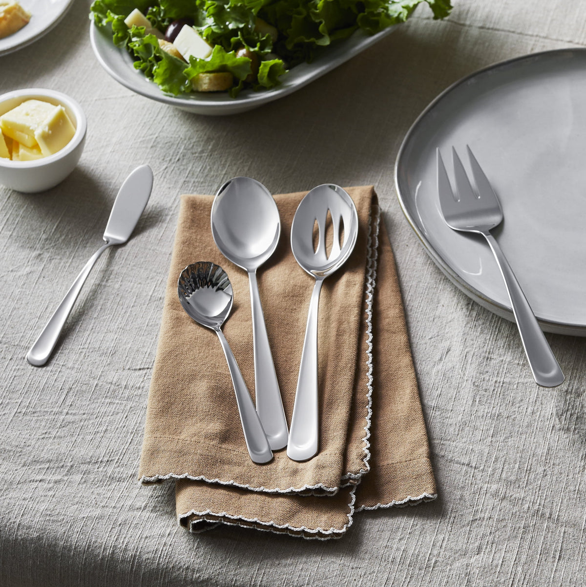 J.A. Henckels International Silvano 45-pc 18/10 Stainless Steel Flatware Set