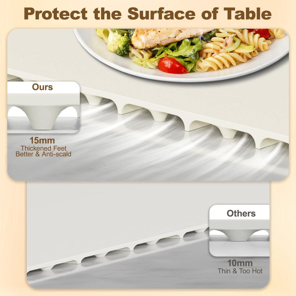 Electric Warming Tray, Warming Mat for Food , Portable Large Food Warmers Mat for Buffets Parties,Full Surface Fast Heating,6 Temperature Setting,Auto Shut-Off