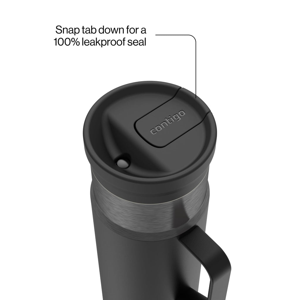 Contigo 20oz SnapSeal Insulated Stainless Steel Tumbler, Oatmilk Cream/Champagne