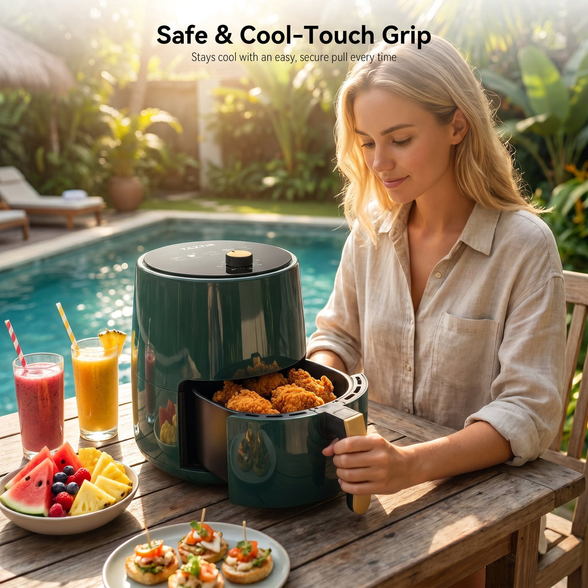 1300W High-Power Air Fryer Suitable for Roasting