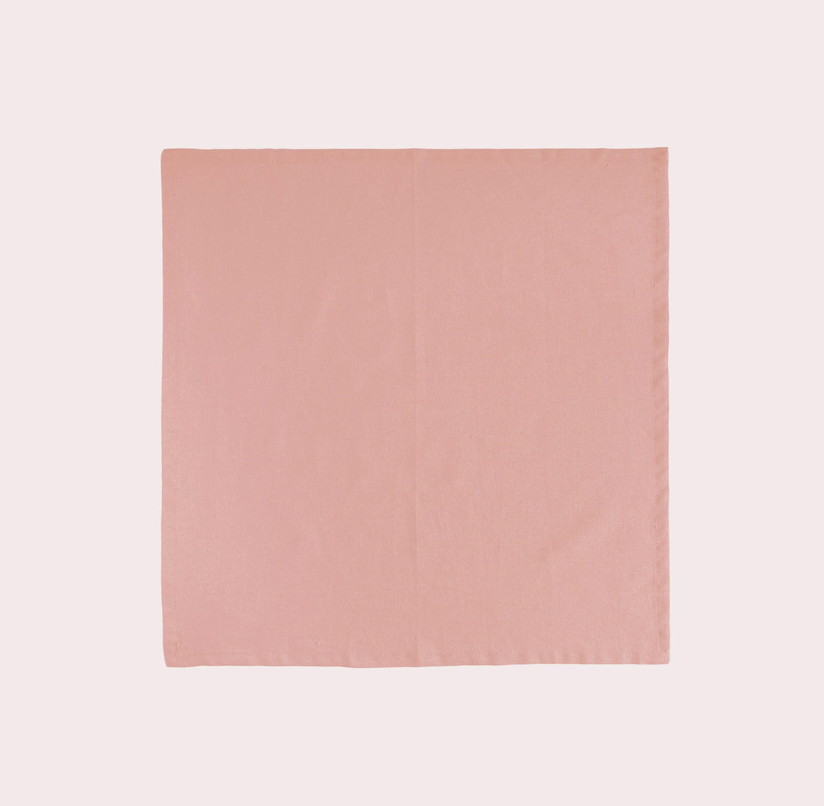 Fingercraft Cloth Napkin, Solid Color Cotton Linen Blend Table Napkins, Soft and Absorbent Fabric, Set of 12, Blush Pink