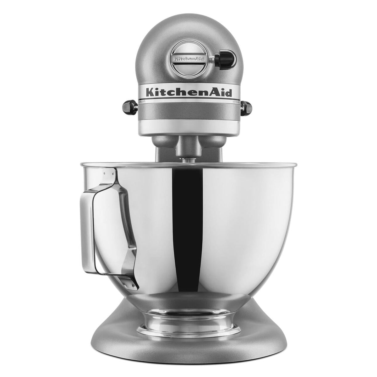 KitchenAid Deluxe Series 4.5 Quart Tilt-Head Stand Mixer with Stainless Bowl, Silver, KSM97SL