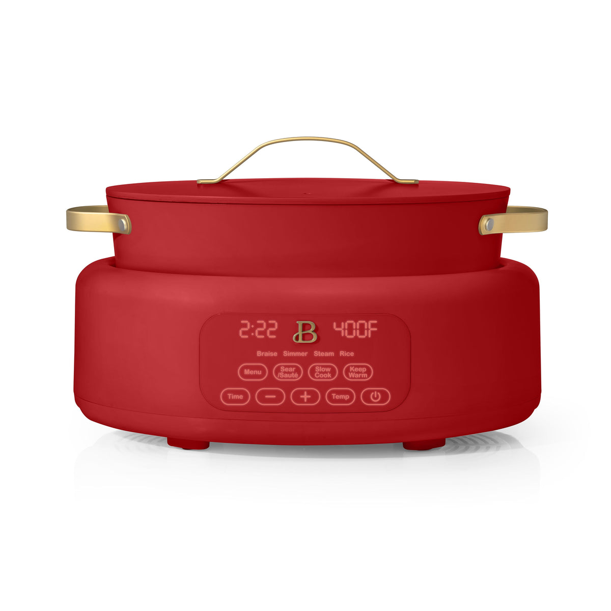 Beautiful 10 in 1, 6 Qt Electric Multi-Cooker, Thyme Green by Drew Barrymore