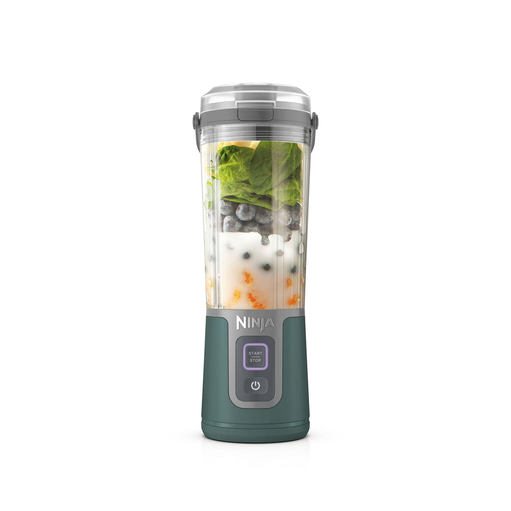 Ninja Blast Portable Personal 18 Oz Blender w/ Leak Proof Lid & Easy Sip Spout, Rechargeable Base, BC150PK Pink