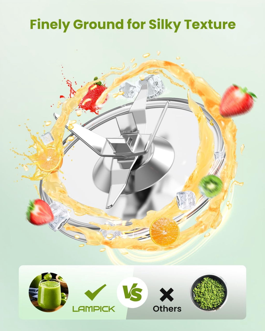 Blenders for Smoothie, 900W Personal Blender for Shakes and Smoothies with 2 * 22oz BPA Free Portable Cups, Small Juicer for Protein Shake, Baby Food, Frozen Drink