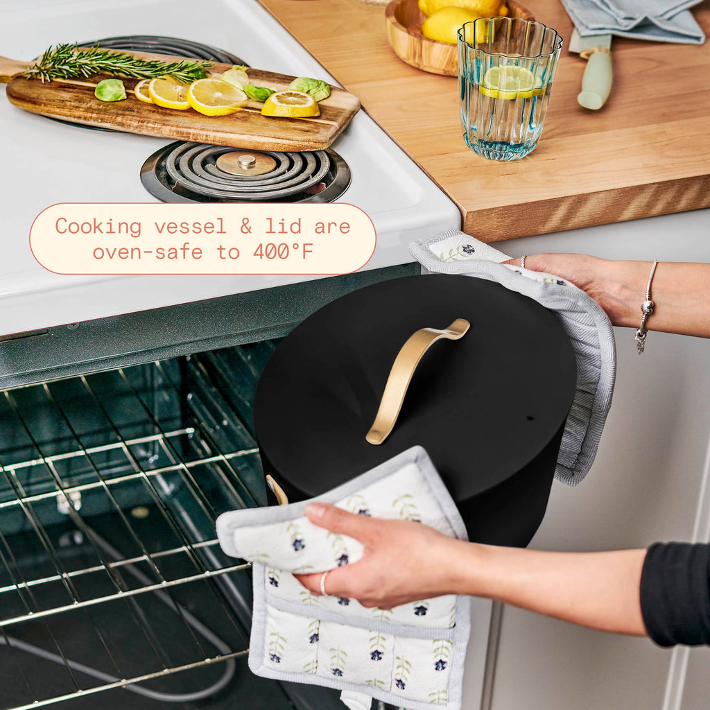 Beautiful 10 in 1, 6 Qt Electric Multi-Cooker, Thyme Green by Drew Barrymore