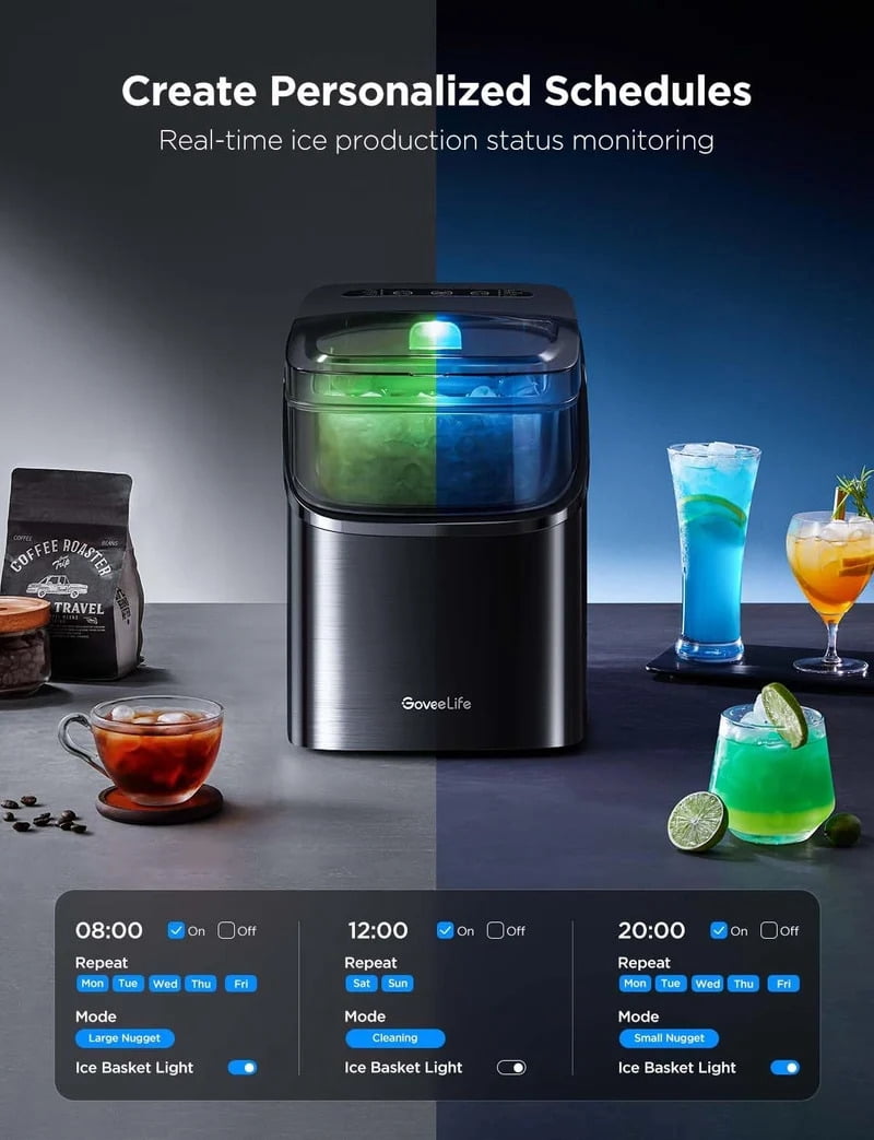 GoveeLife Smart Countertop Ice Maker 1s, Cooler