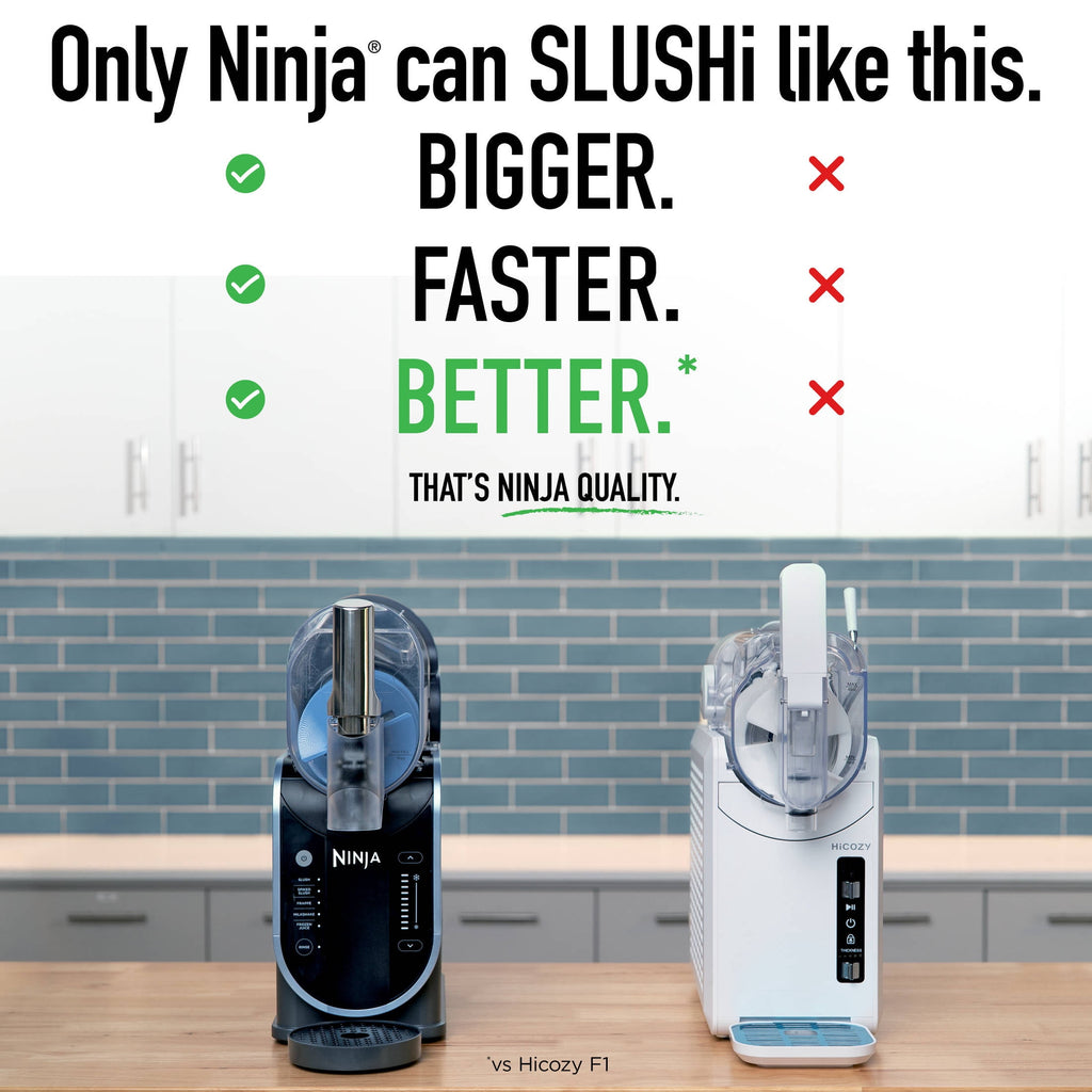 Ninja SLUSHi 88-Oz Frozen Drink Machine with RapidChill Technology, 5 Presets, Dishwasher Safe, Slushy Maker, FS301 Black