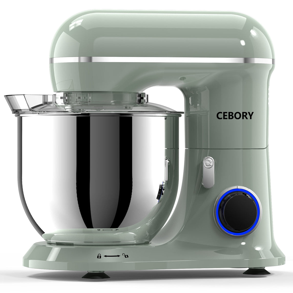 CEBORY 3-IN-1 Stand Mixer, 6.5 QT Tilt-Head 10-Speed Food Mixer, Kitchen Electric Mixer with Dough Hook, Beater, Whisk, Bowl for Most Home Cooks