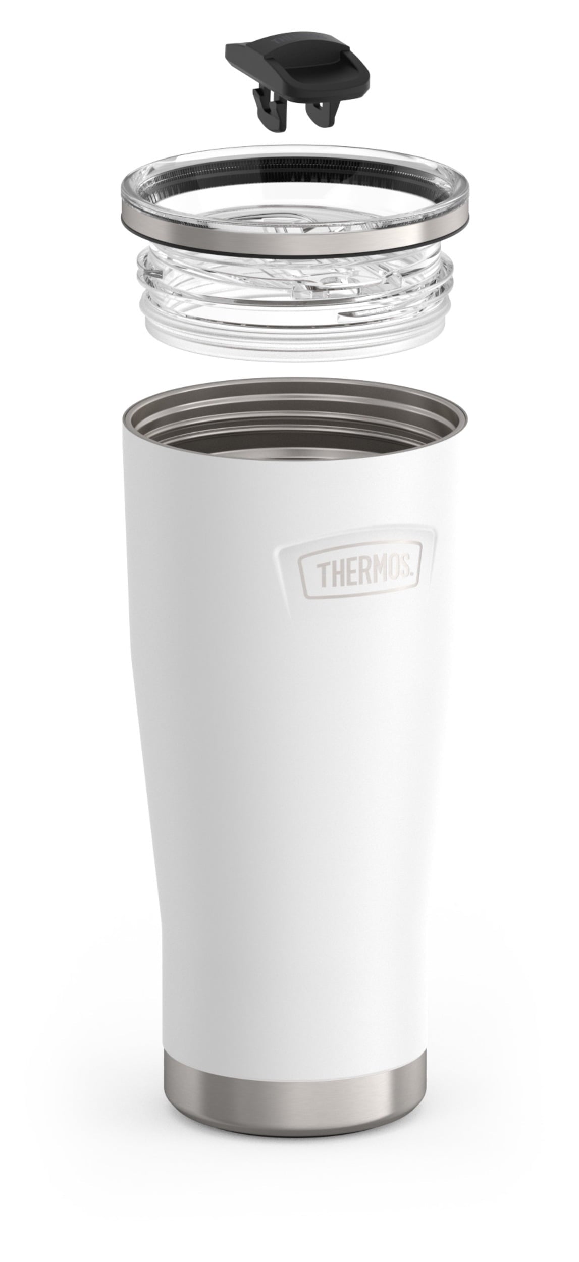 Thermos Stainless Steel Tumbler, w/ Slide Lock Lid, Graphite, 24 oz