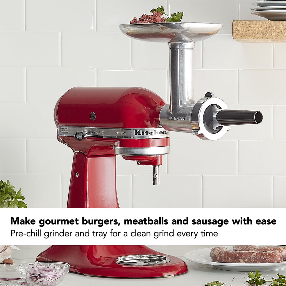 KitchenAid Metal Food Grinder Attachment, KSMMGA