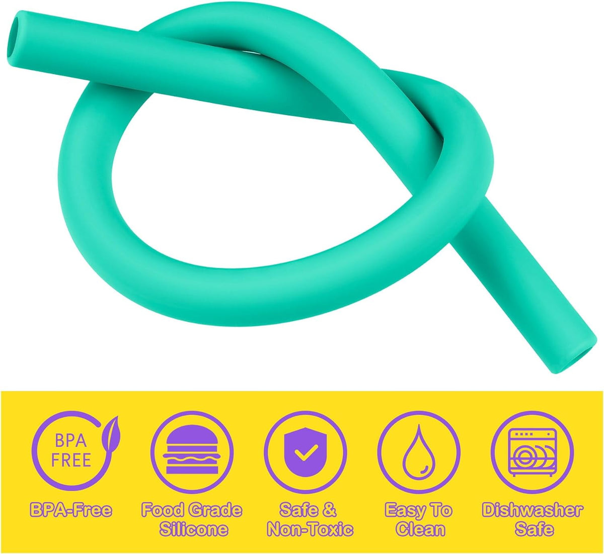 Tomorotec 12" Reusable Silicone Drinking Straws 15PCS with 2 Brushes, Compatible with Stanley Tumblers 40oz 30oz 20oz, Customizable for Various Drinkware, BPA-Free & Safe for Teeth (Morandi Colors)