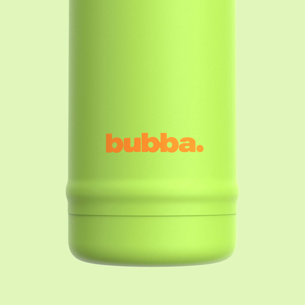 Bubba 24oz DualSip Insulated Stainless Steel Water Bottle with Straw & Sip Lid, Ocean Energy Blue/Purple