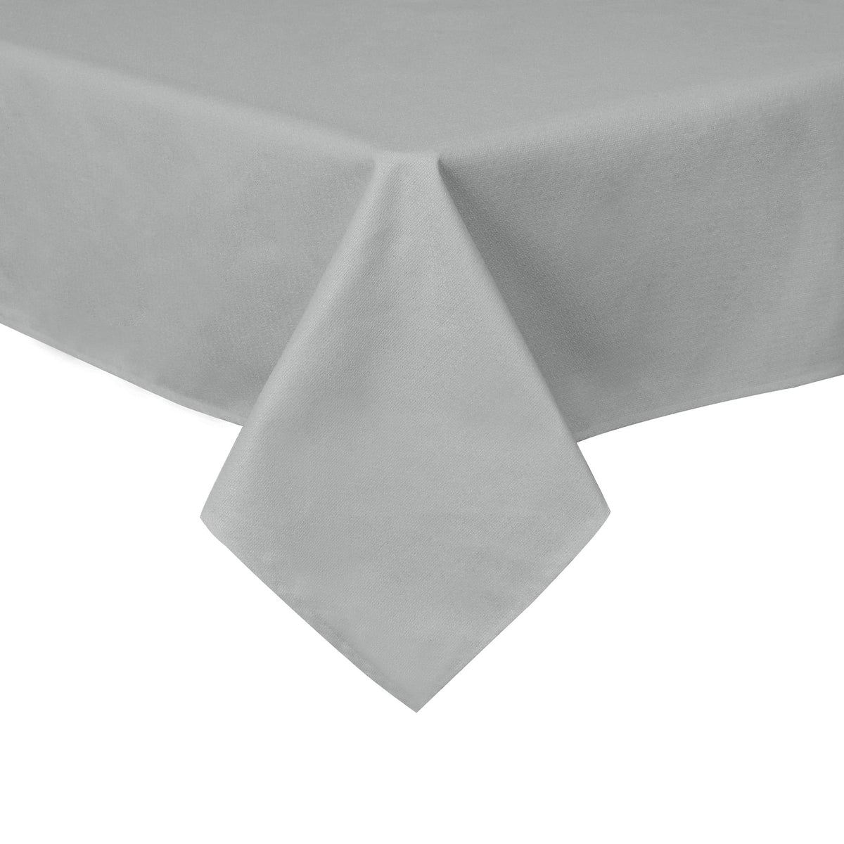 Deconovo Square Tablecloth with Waterproof Finish, Easy-Clean Polyester Table Cover, 54 x 54 Inch, Dark Gray