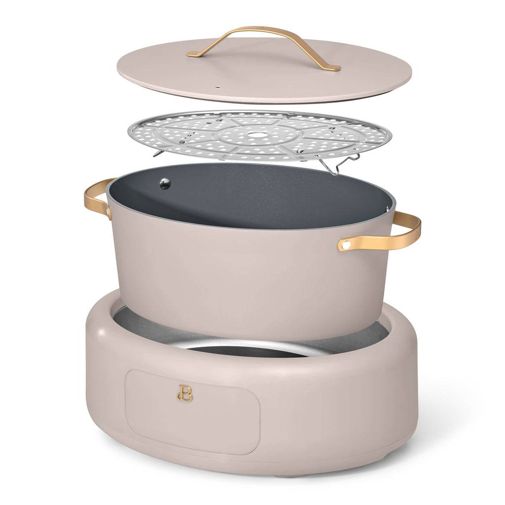 Beautiful 10 in 1, 6 Qt Electric Multi-Cooker, Thyme Green by Drew Barrymore