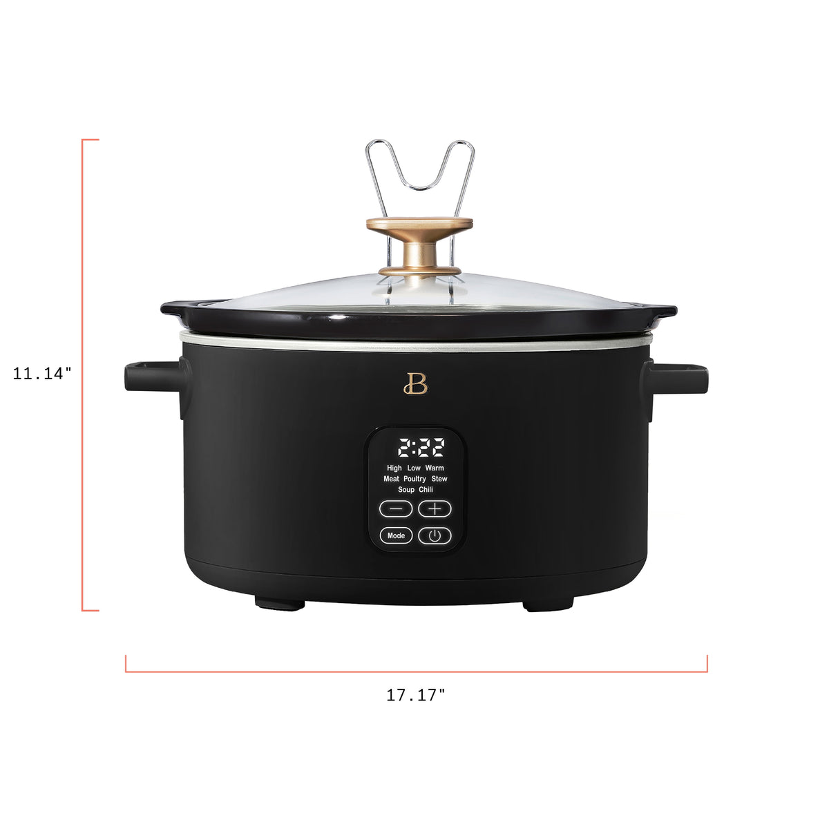 Beautiful 6 Qt Programmable Slow Cooker, Thyme Green by Drew Barrymore