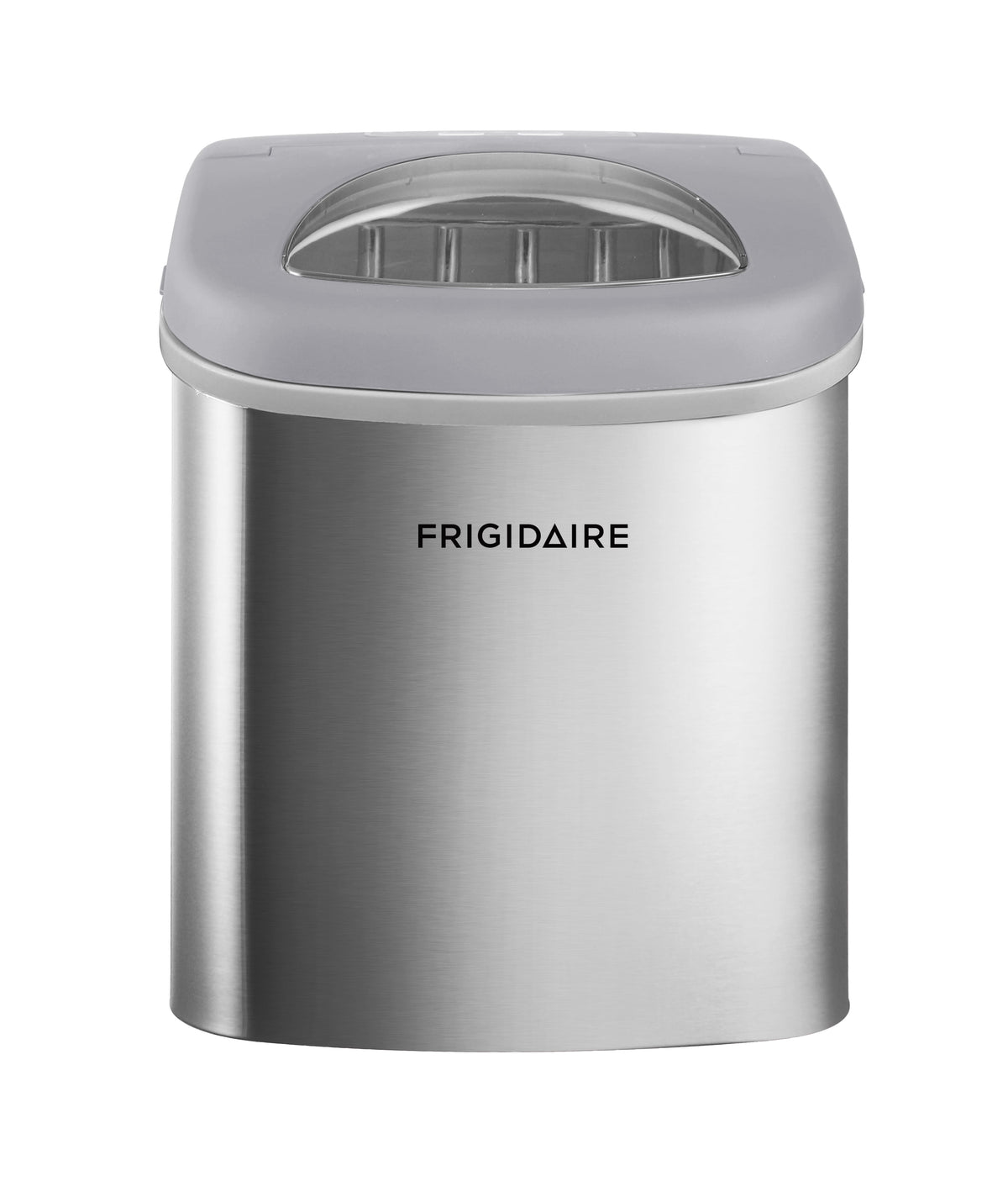 Frigidaire 26 lb Bullet Ice Maker Stainless Steel - compact, high-capacity icemaker producing bullet-shaped ice ideal for kitchens, parties, and entertaining