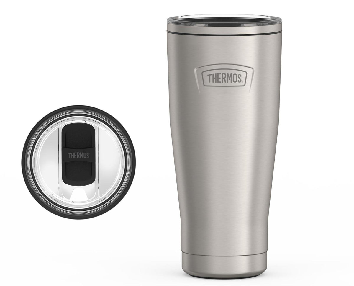 Thermos Stainless Steel Tumbler, w/ Slide Lock Lid, Graphite, 24 oz